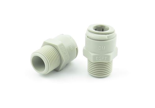 12.7mm (1/2") Push-in Adapter to 1/2" BSP Male