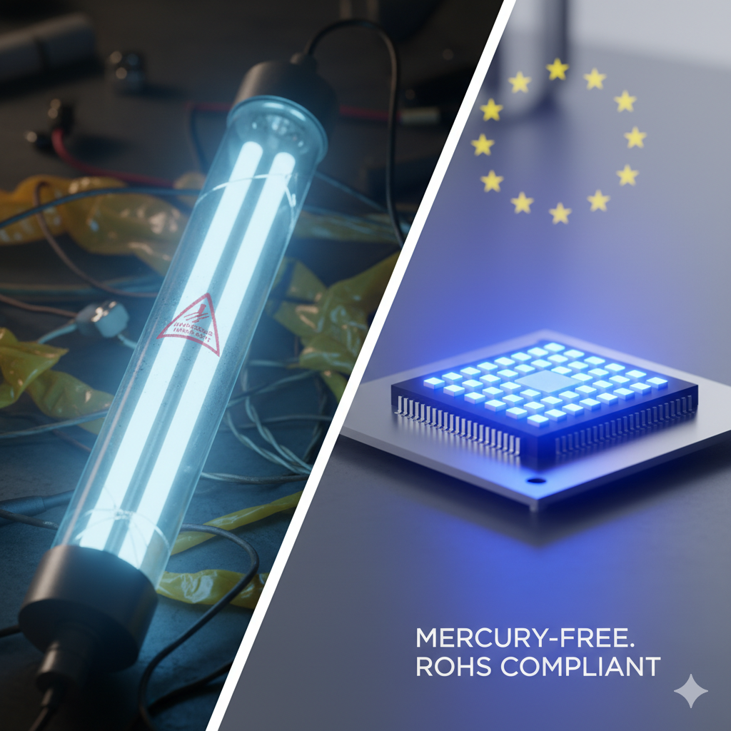 Mercury and LED UV
