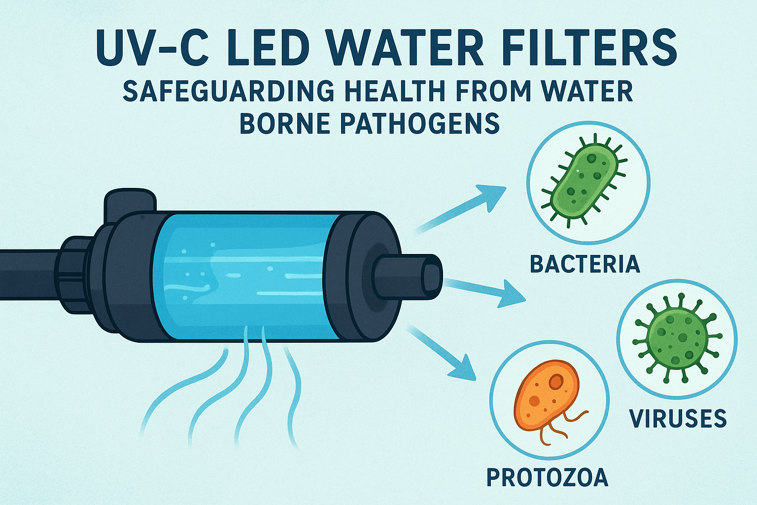 UV-C LED Water Filters: How They Destroy Bacteria & Viruses